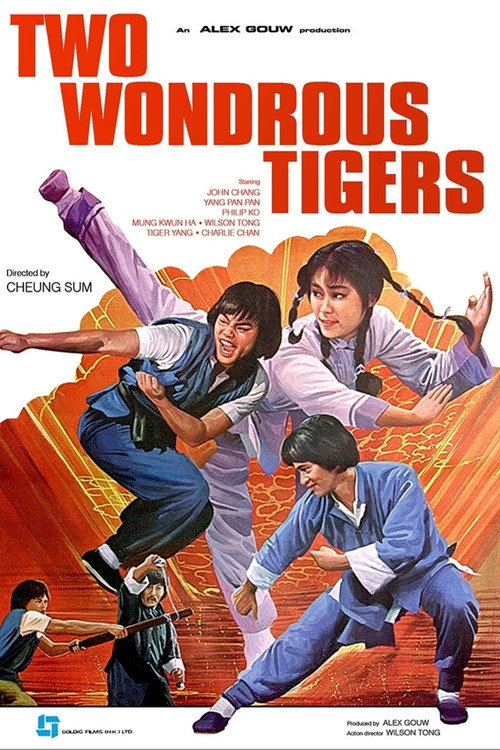 Movie poster for Two Wondrous Tigers (1980)