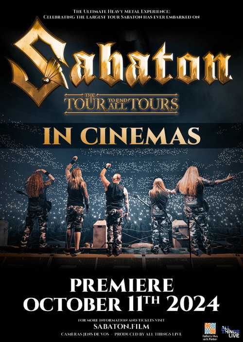 Movie poster for Sabaton: The Tour to End All Tours (2024)