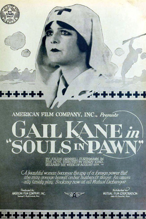 Movie poster for Souls in Pawn (1917)