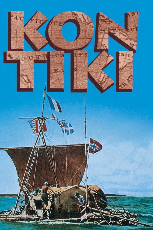 Movie poster for Kon-Tiki (1950)