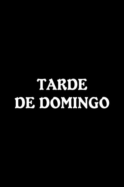 Movie poster for Tarde de domingo (1960)
