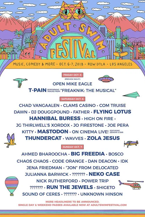 Movie poster for Adult Swim Festival Presents: Run the Jewels (2022)