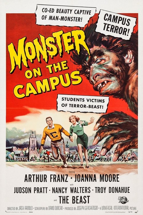 Movie poster for Monster on the Campus (1958)