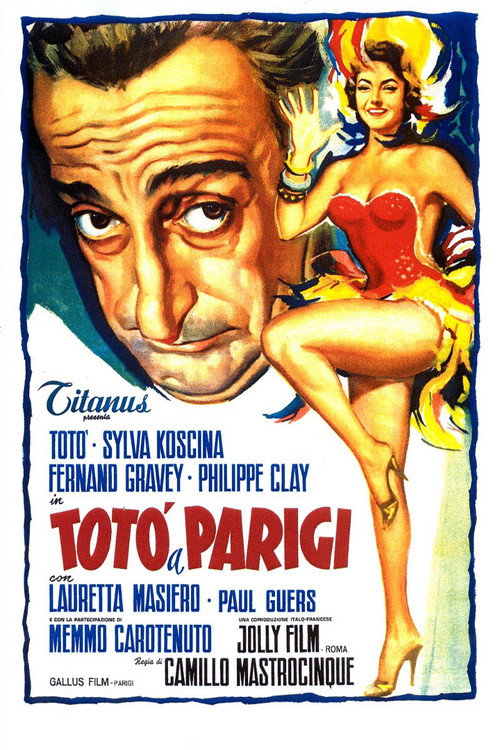 Movie poster for Toto in Paris (1958)