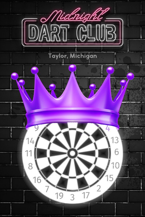Series poster for Midnight Dart Club (2021)