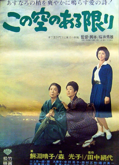 Movie poster for Kono sora no aru kagiri (1964)