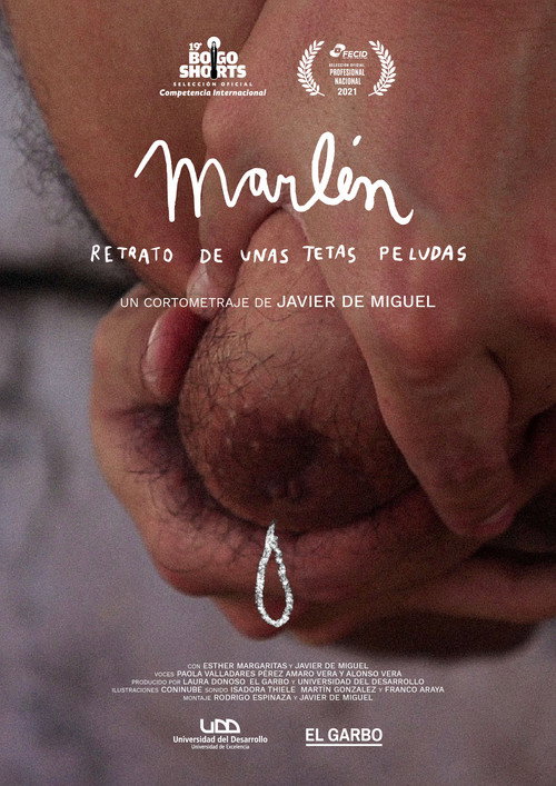Movie poster for Marlen, a Portrait of Hairy Tits (2022)