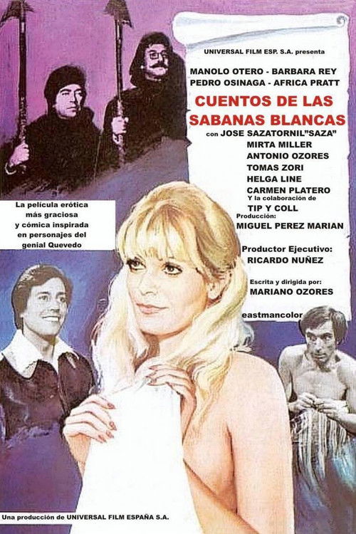 Movie poster for Cuentos de las sábanas blancas (1977)