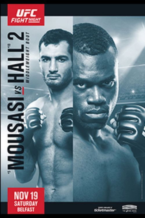 Movie poster for UFC Fight Night 99: Mousasi vs. Hall 2 (2016)