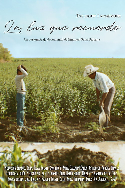 Movie poster for La luz que recuerdo (2021)