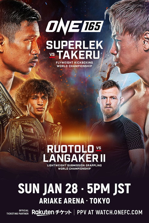 Movie poster for ONE 165: Superlek vs. Takeru (2024)