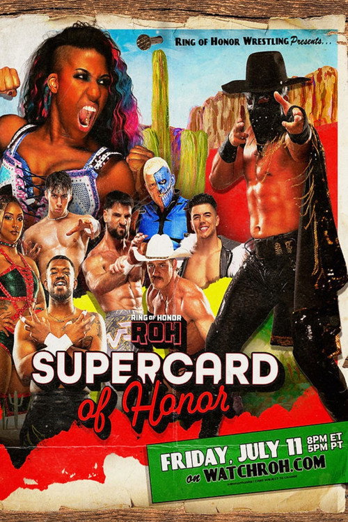 Movie poster for ROH Supercard of Honor 2025 (2025)