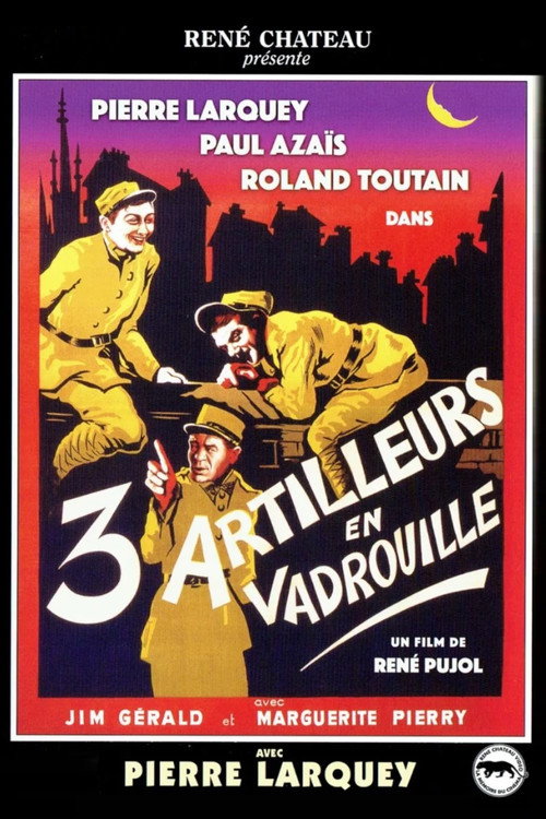 Movie poster for Three Artillerymen on the Move (1938)