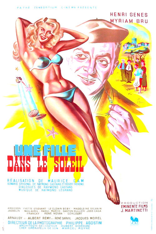 Movie poster for Une fille dans le soleil (1953)