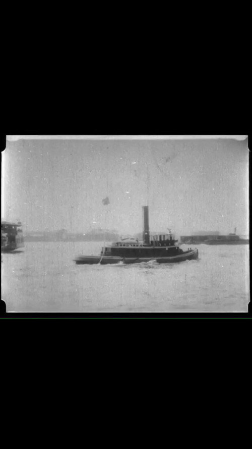 Movie poster for Boats in the New York Harbor (1896)