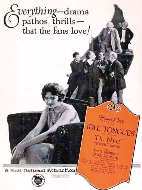 Movie poster for Idle Tongues (1924)