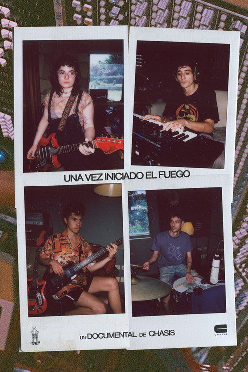 Movie poster for Una vez iniciado el fuego (2024)