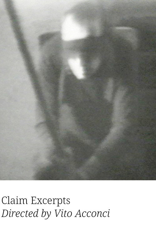 Movie poster for Claim Excerpts (1971)