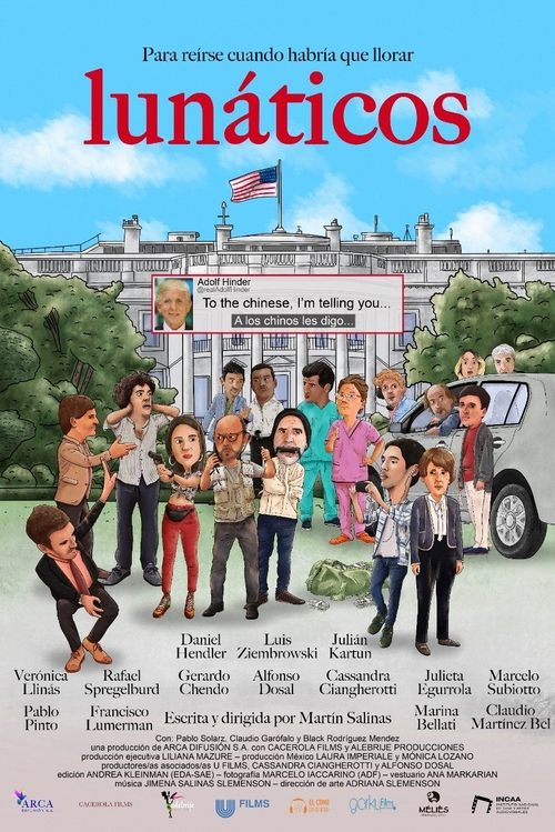 Movie poster for Lunáticos (2022)
