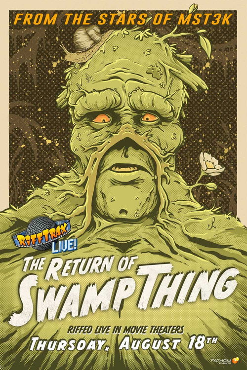 Movie poster for RiffTrax Live: The Return of Swamp Thing (2022)