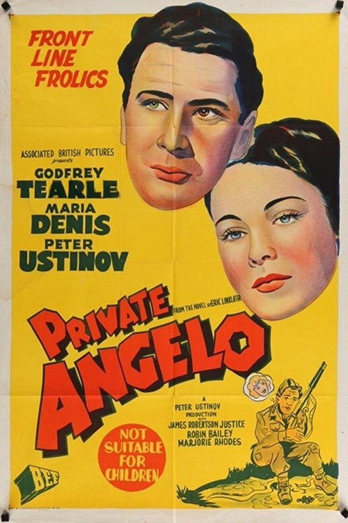Movie poster for Private Angelo (1949)