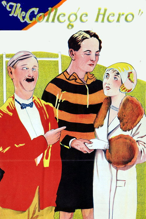 Movie poster for The College Hero (1927)