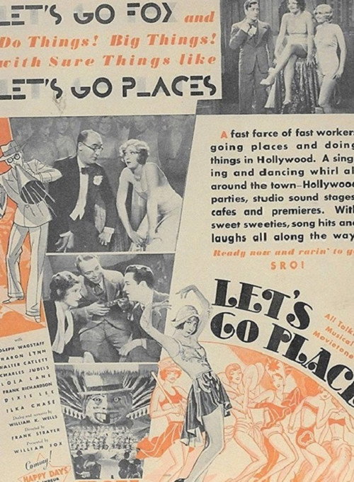 Movie poster for Let's Go Places (1930)