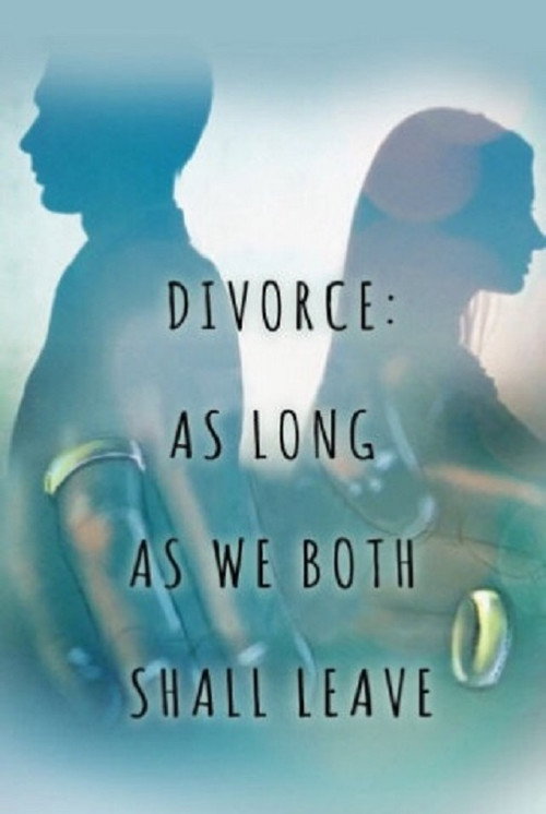 Movie poster for Divorce: As Long As We Both Shall Leave (2021)
