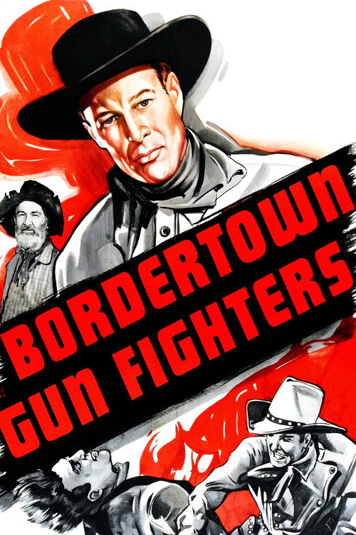 Movie poster for Bordertown Gun Fighters (1943)