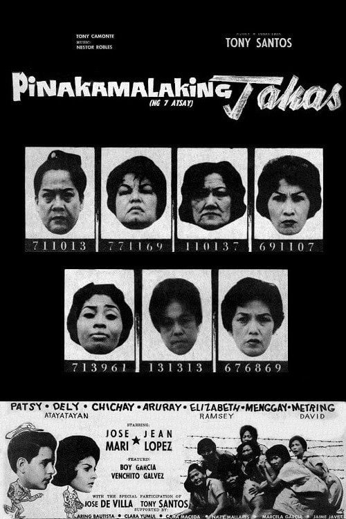 Movie poster for Pinakamalaking Takas (1963)