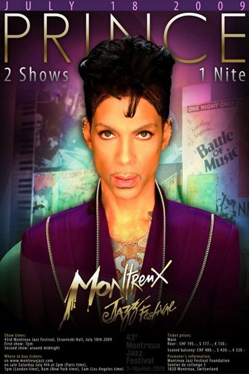 Movie poster for Prince - Montreux Jazz Festival (Early Show) (2009)