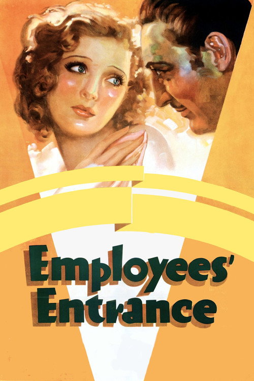 Movie poster for Employees' Entrance (1933)