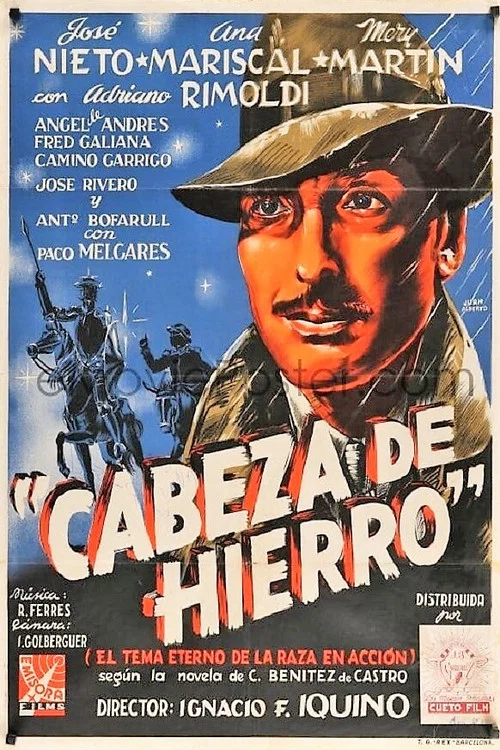 Movie poster for Cabeza de hierro (1944)