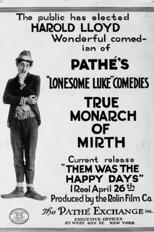 Movie poster for Them Was the Happy Days! (1916)