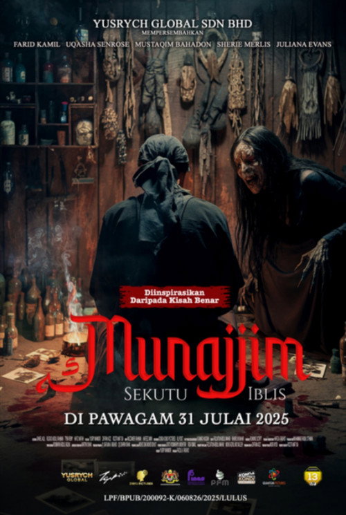 Movie poster for Munajjim: Sekutu Iblis (2025)