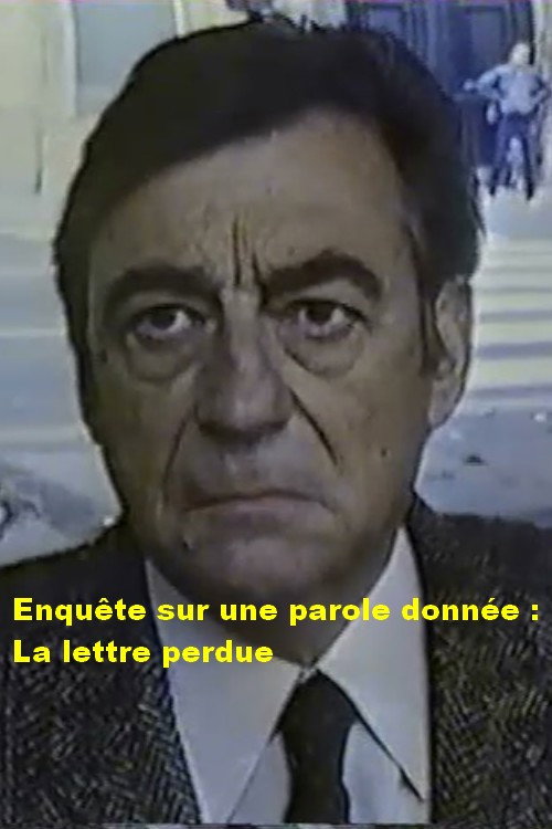 Movie poster for Enquête sur une parole donnée : La lettre perdue (1985)