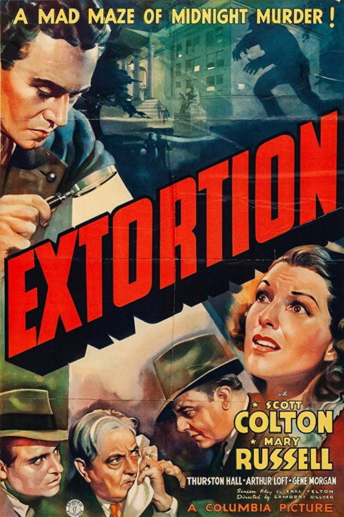 Movie poster for Extortion (1938)
