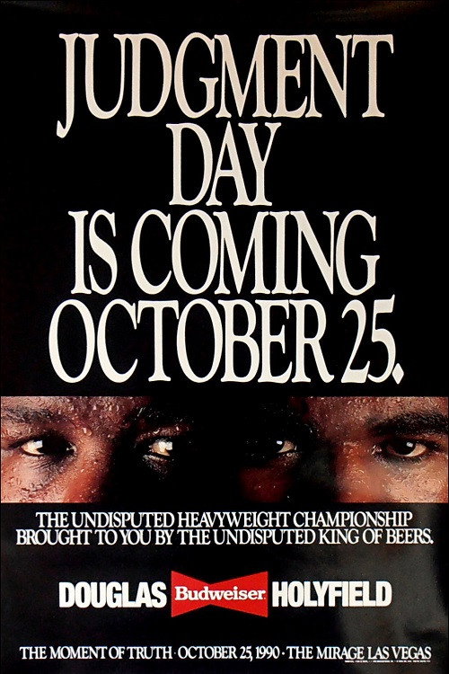 Movie poster for Evander Holyfield vs Buster Douglas (1990)