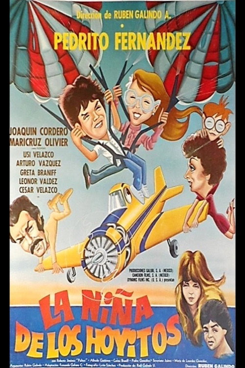 Movie poster for La niña de los hoyitos (1984)