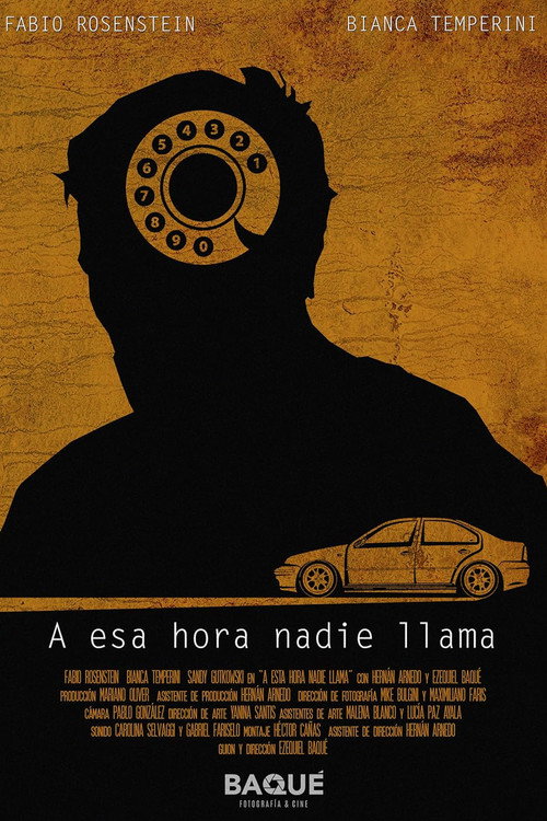Movie poster for A Esa Hora Nadie Llama (2019)