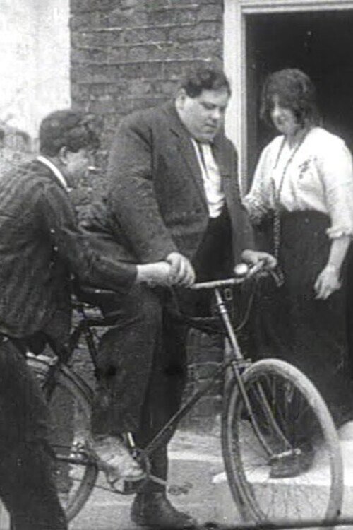 Movie poster for Fat Man on a Bicycle (1914)