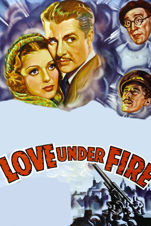 Movie poster for Love Under Fire (1937)