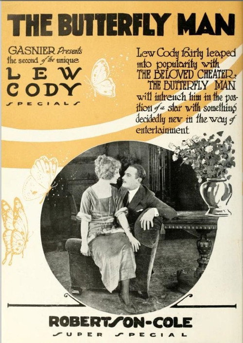Movie poster for The Butterfly Man (1920)