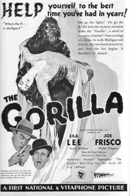 Movie poster for The Gorilla (1930)