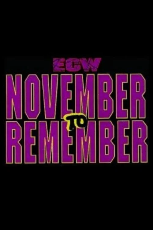 Movie poster for ECW November to Remember 1993 (1993)