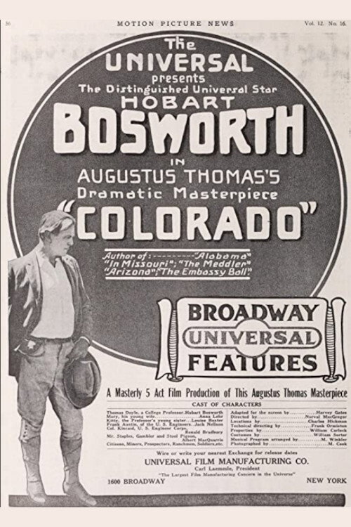 Movie poster for Colorado (1915)