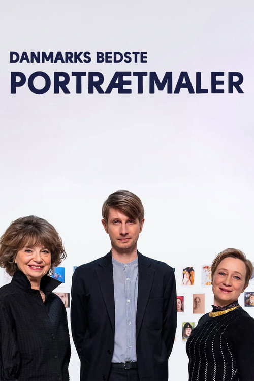 Series poster for Danmarks bedste portrætmaler (2018)