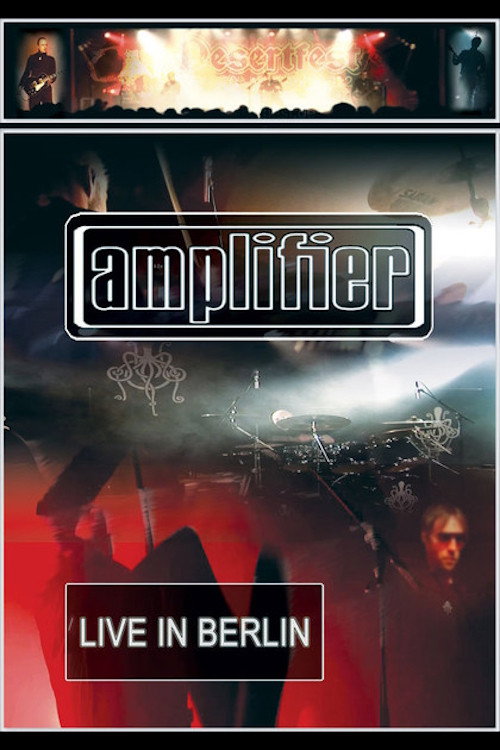 Movie poster for Amplifier: Live in Berlin (2012)