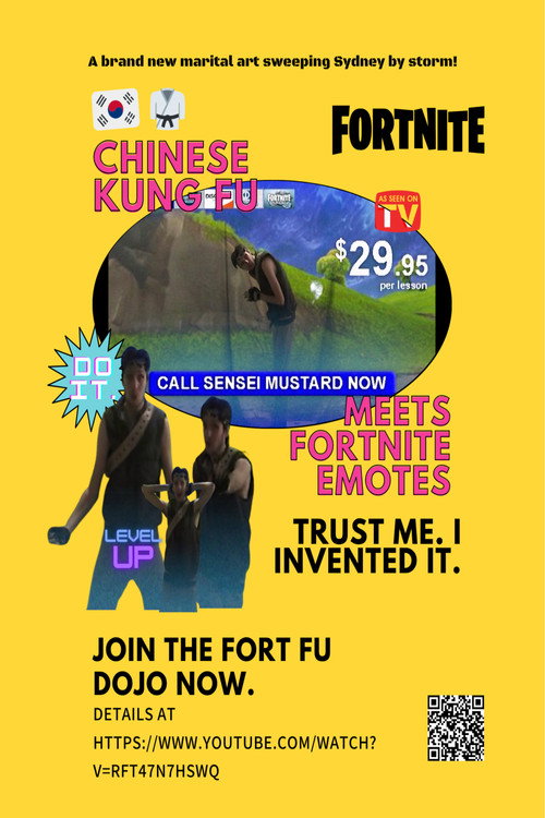 Movie poster for Fortnite Dancing for Self-Defence (2021)