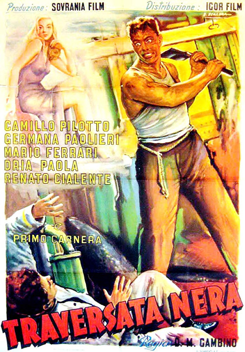Movie poster for Traversata nera (1939)